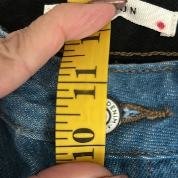 5/$25 NWT PacSun 90s/Y2K BF Color block jeans size 25 - Picture 10 of 11